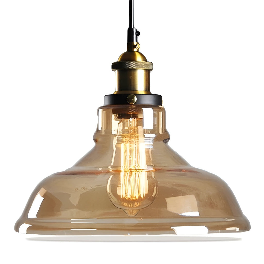 Lampada a sospensione in vetro antico – Stile vintage per un'illuminazione elegante