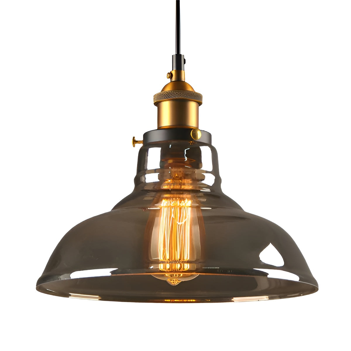 Lampada a sospensione in vetro antico – Stile vintage per un'illuminazione elegante