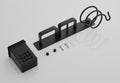 Porta Asciugacapelli Organizer Rack per Bagno Supporto per Asciugacapelli e Piastra