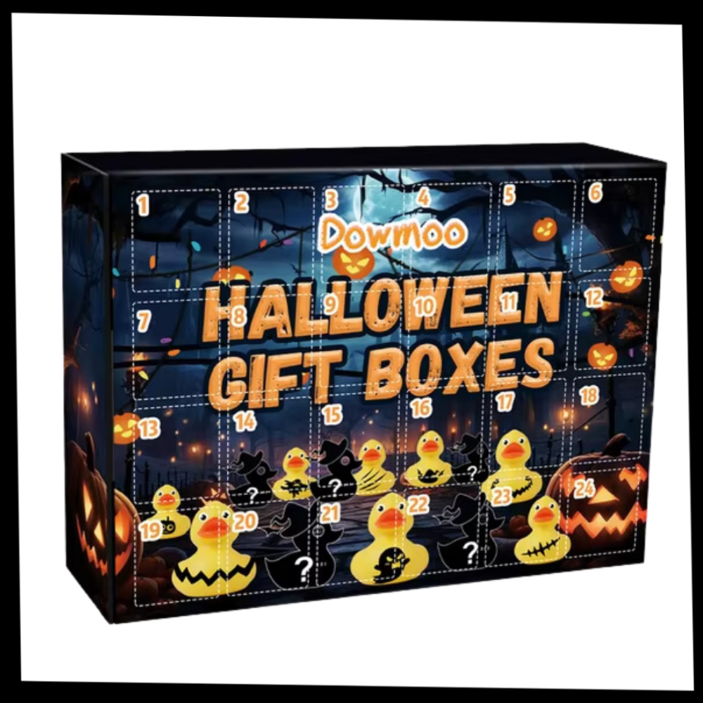 Calendario dell'Avvento Anatre – Tema Halloween e Natale con Sorprese