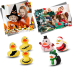 Calendario dell'Avvento Anatre – Tema Halloween e Natale con Sorprese