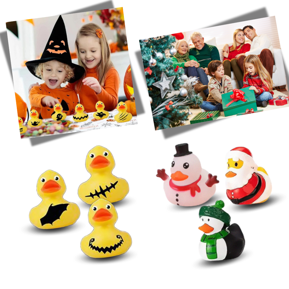 Calendario dell'Avvento Anatre – Tema Halloween e Natale con Sorprese