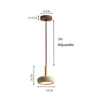HaloStone Glow - LED Retro Stein Wabi Sabi Lampada da Soffitto Giapponese