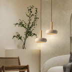 HaloStone Glow - LED Retro Stein Wabi Sabi Lampada da Soffitto Giapponese