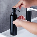 Dispenser di Sapone Liquido Manuale in Acciaio Inossidabile per Bagno Bottiglie di Shampoo