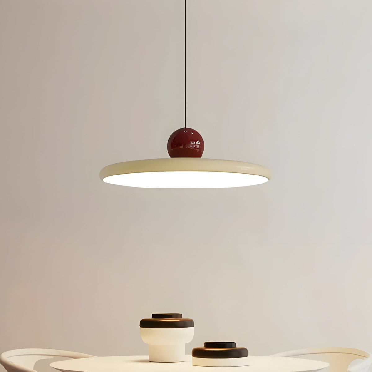 HavenHalo Light - Lampada a sospensione in vetro LED nordica