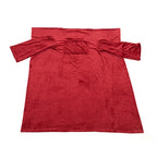 Coperte Elettriche con Maniche e Riscaldamento al Petto – Plaid in Fleece Oversize per il Divano