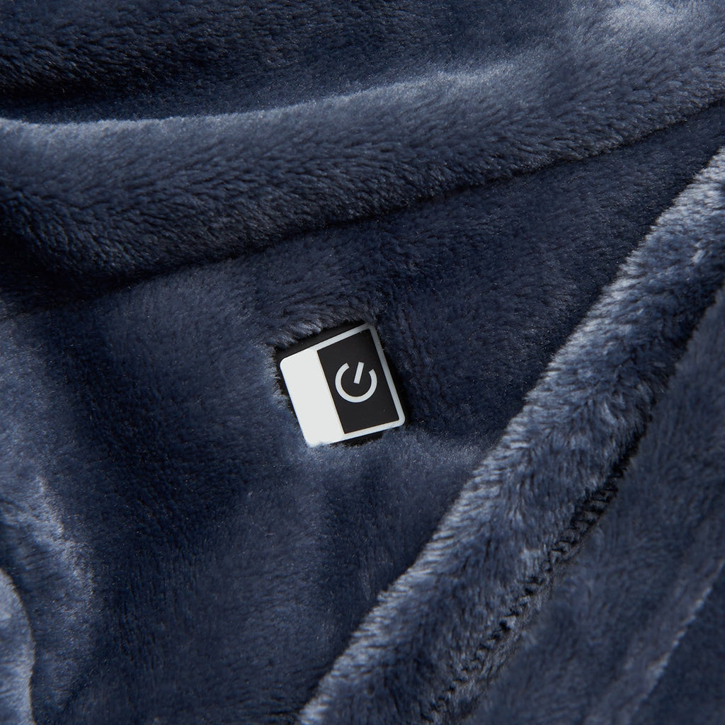Coperte Elettriche con Maniche e Riscaldamento al Petto – Plaid in Fleece Oversize per il Divano