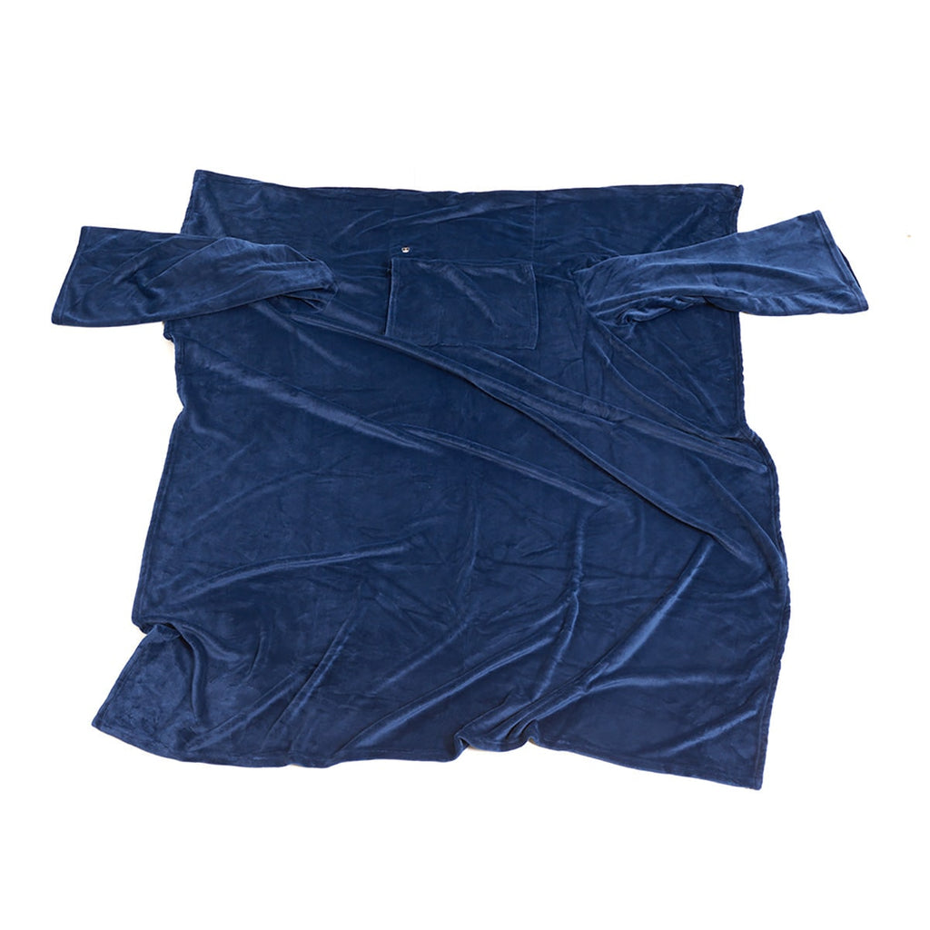 Coperte Elettriche con Maniche e Riscaldamento al Petto – Plaid in Fleece Oversize per il Divano