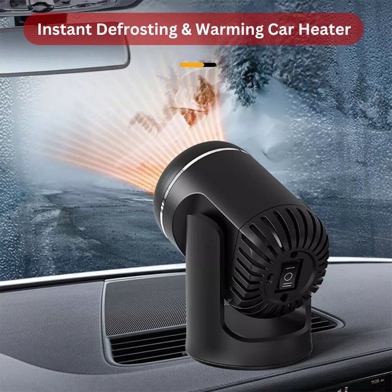 Riscaldamento Auto 12V – Riscaldatore Portatile per Auto con Rotazione a 360° e Sicurezza