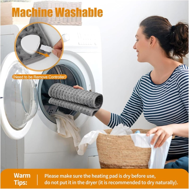 Cuscino Riscaldante Elettrico con Timer – Temperatura Regolabile