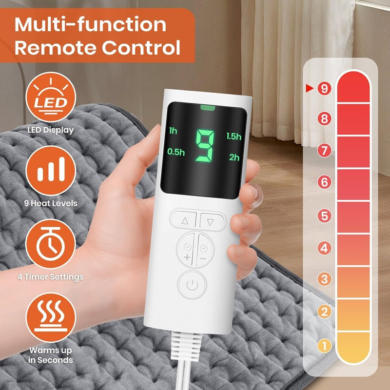 Cuscino Riscaldante Elettrico con Timer – Temperatura Regolabile