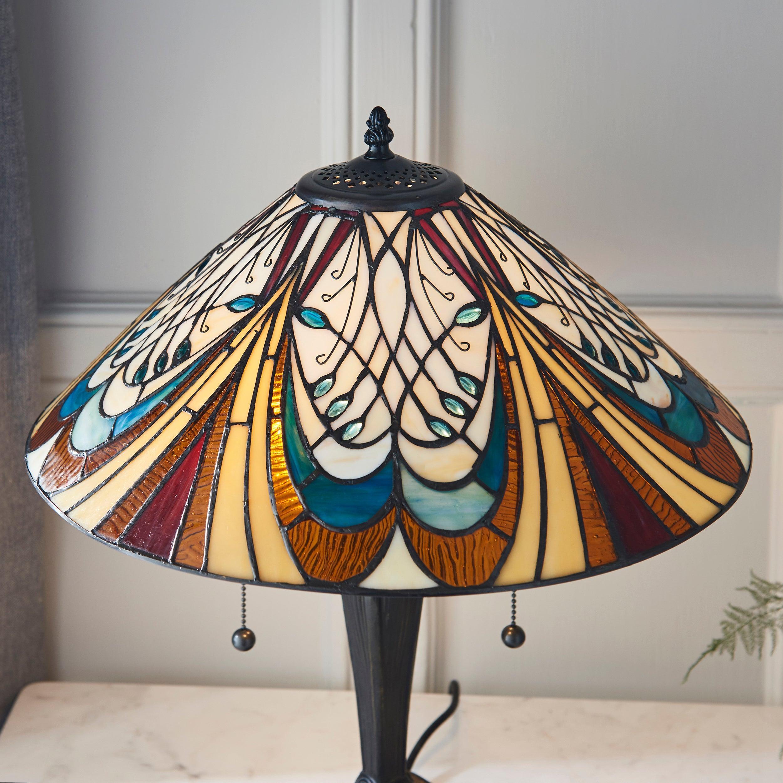 Lampada da Tavolo Tiffany Hector di Interiors 1900