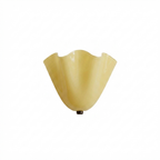 Applique a muro LED 1 luce in vetro colorato retro