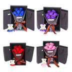 HOMEBLOOM – Bouquet di Rose Artificiali con 7 Teste per San Valentino e Decorazione d'Interni