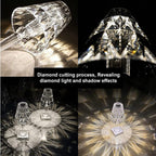 Lampada da Tavolo LED in Cristallo | Design Elegante a Diamante