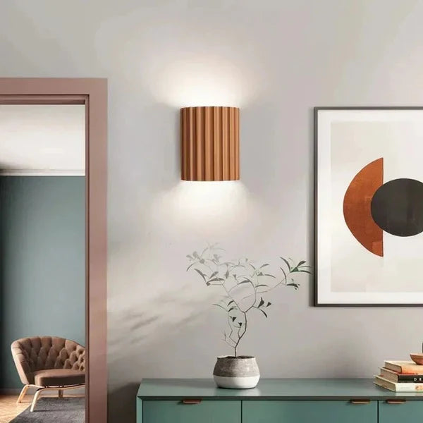 LuxaLicht - Moderne lampade da parete in resina per ambienti moderni