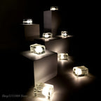 IceLuxe Light – Lampada in vetro LED a cubetti di ghiaccio minimalista