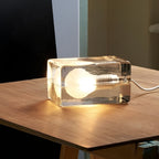 IceLuxe Light – Lampada in vetro LED a cubetti di ghiaccio minimalista