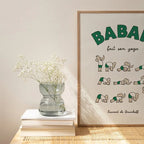 Babar Wall fa il suo yoga Wall Art di Jean de Brunhoff