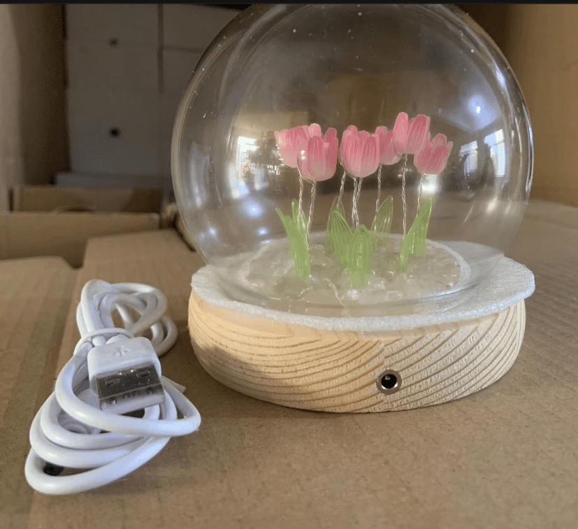 Misti Tulip Lampada Notturna Luce Calda Per Camerette E Camere Da Letto