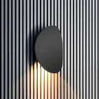 Lampada da Parete in Metallo a Disco Moderno