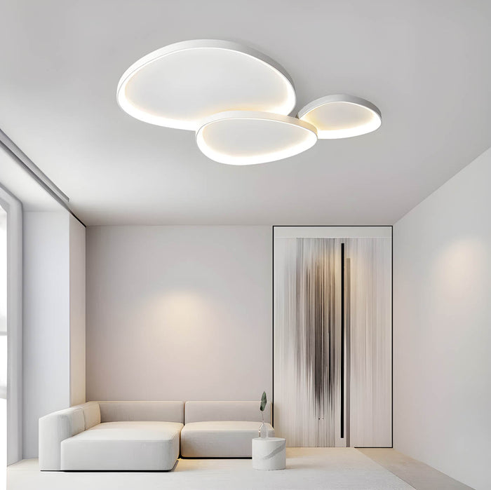 Lampada da soffitto a tre pezzi color Dauw