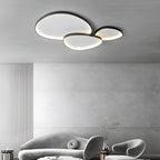 Lampada da soffitto a tre pezzi color Dauw