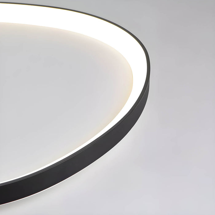 Lampada da soffitto a tre pezzi color Dauw