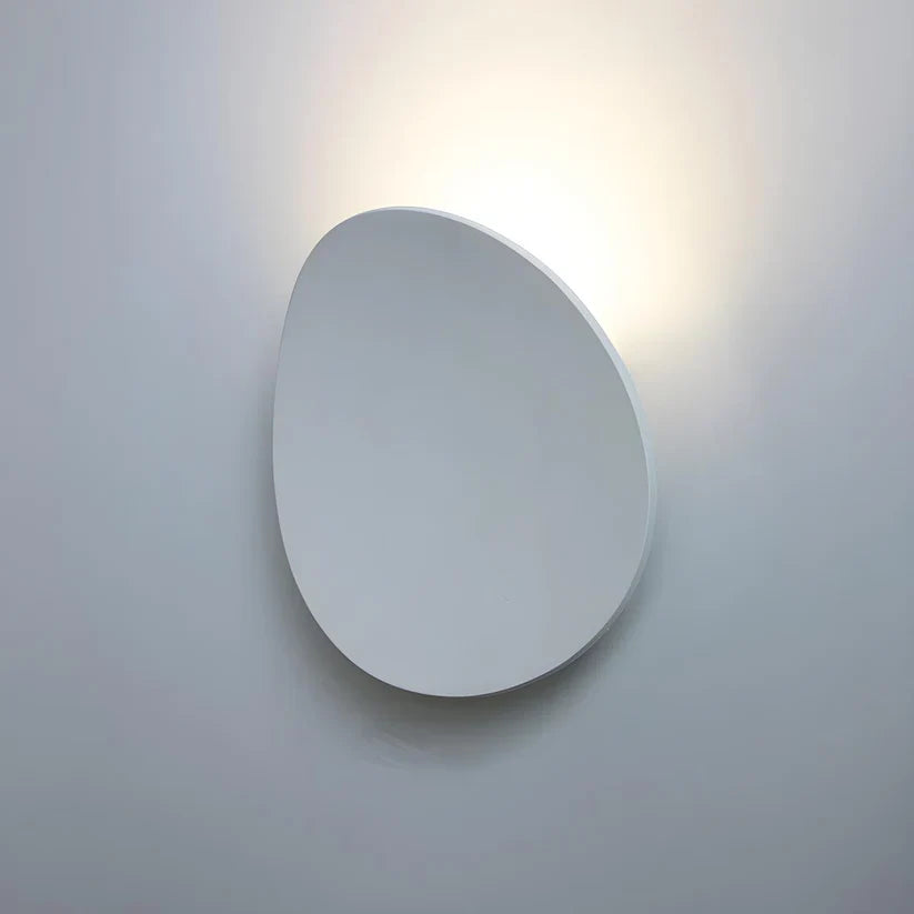 Lampada da Parete in Metallo a Disco Moderno