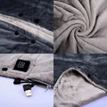 Coperte Elettriche con Fleece – Coperta Portatile Riscaldata e Poncho