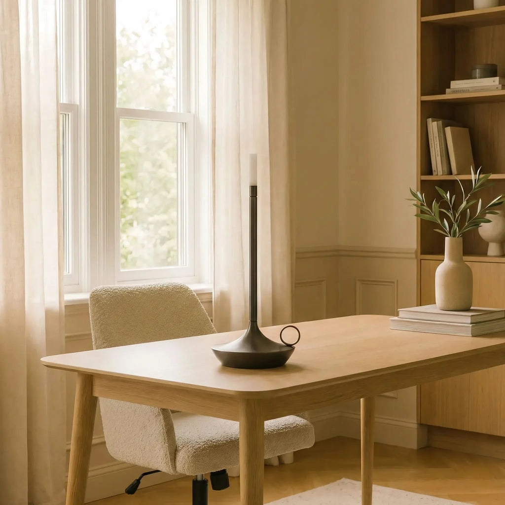 Glarefusion Nordic Modern Creative Candlestick Table Lamp