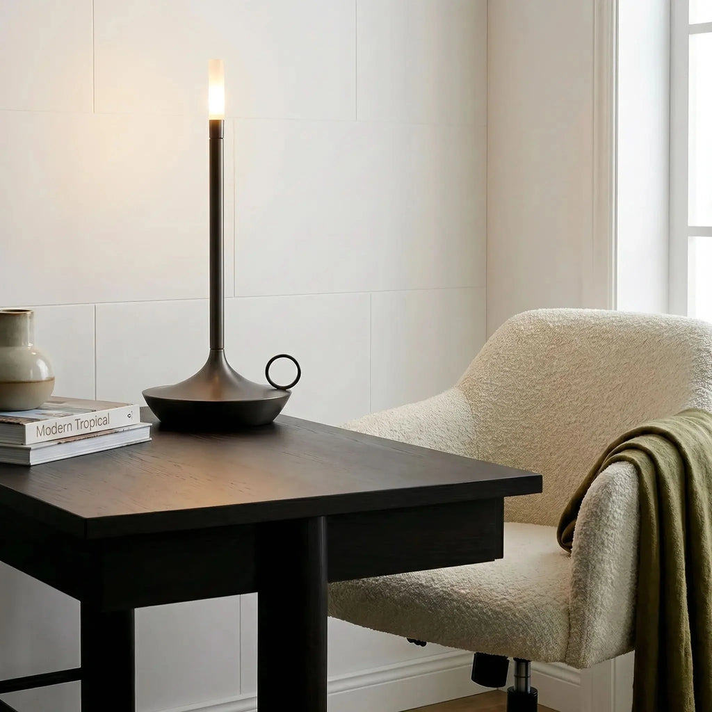 Glarefusion Nordic Modern Creative Candlestick Table Lamp