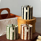 Tazza Ceramica Retro a Strisce