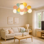 Lampada da soffitto in acrilico Bubble-Pastel Elegante