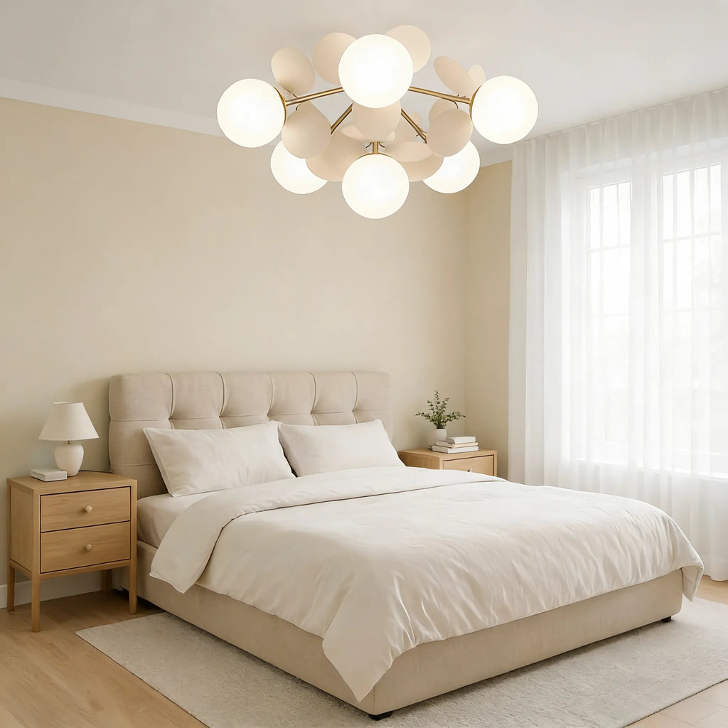 Lampada da soffitto in acrilico Bubble-Pastel Elegante