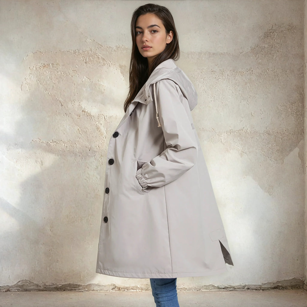 Impermeabile Trenchcoat per Donne – Giacca alla Moda per Ogni Tipo di Clima