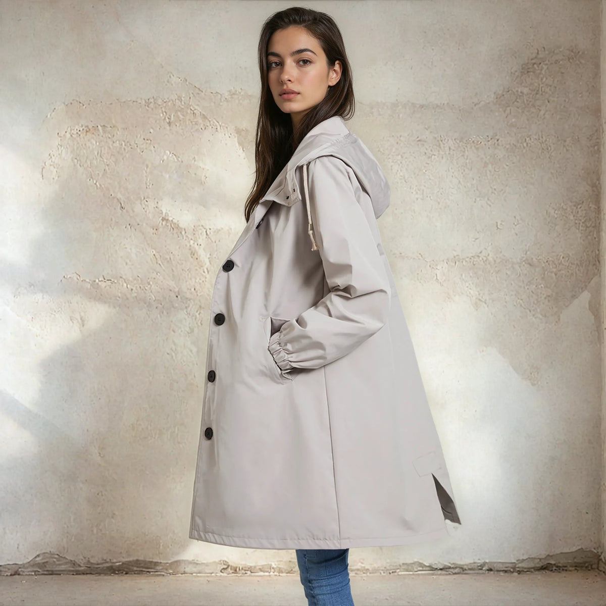Impermeabile Trenchcoat per Donne – Giacca alla Moda per Ogni Tipo di Clima