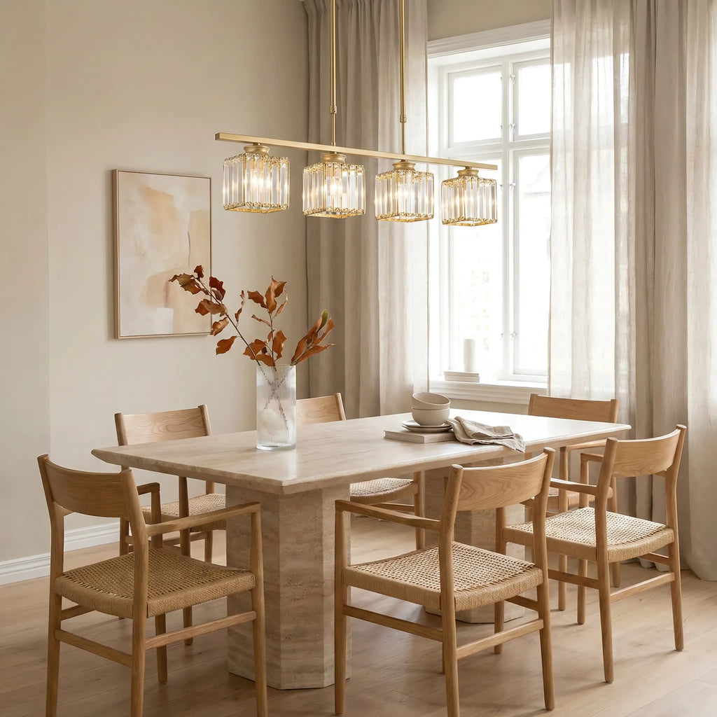 Lampadario in Vetro Multi-Testa Nordico