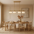 Lampadario in Vetro Multi-Testa Nordico