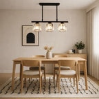 Lampadario in Vetro Multi-Testa Nordico
