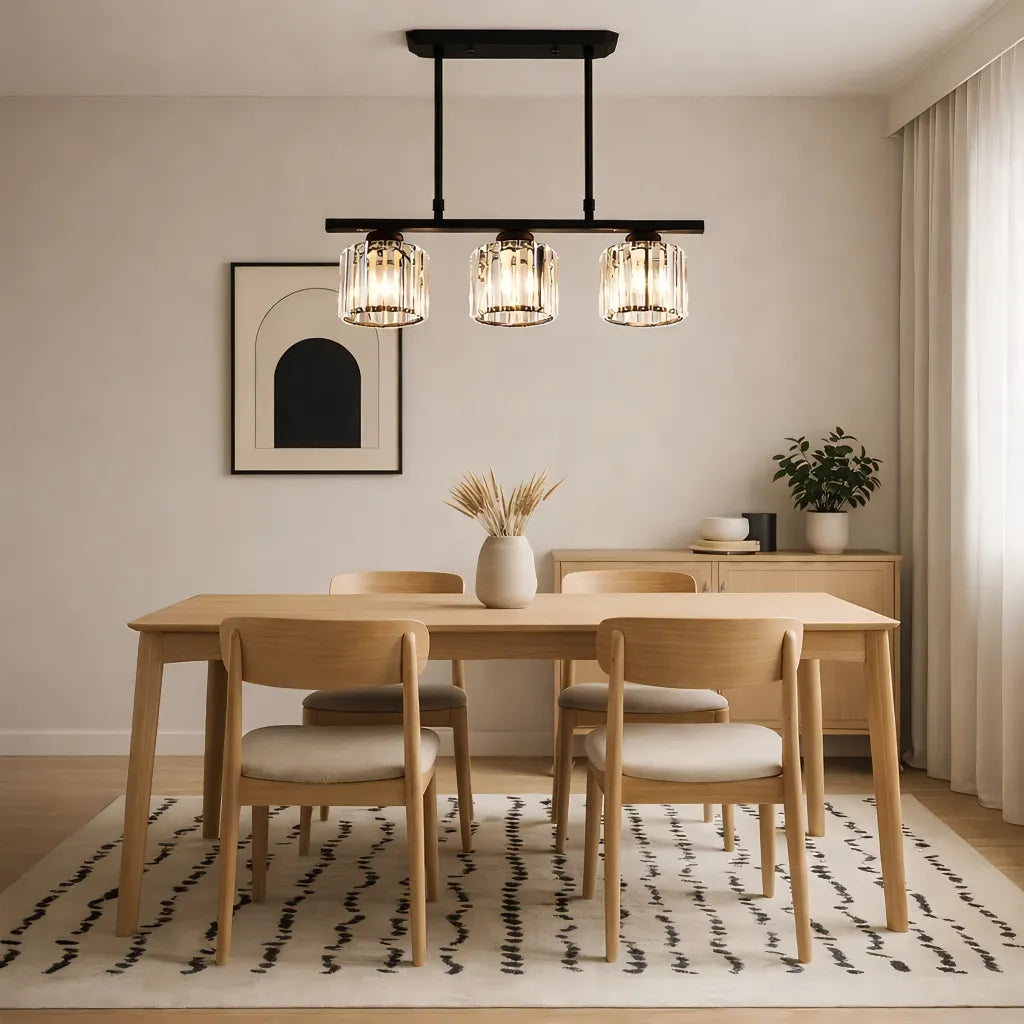 Lampadario in Vetro Multi-Testa Nordico