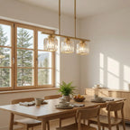 Lampadario in Vetro Multi-Testa Nordico