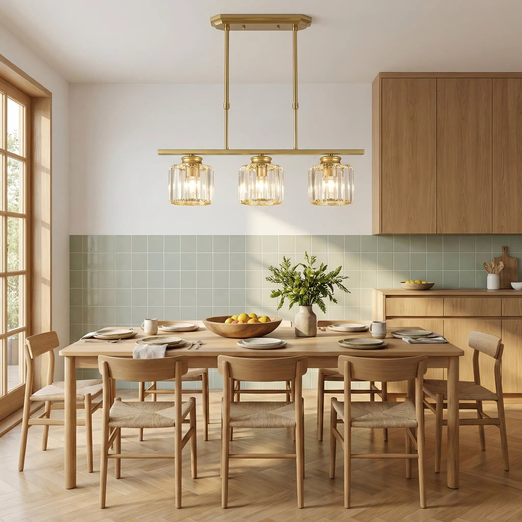 Lampadario in Vetro Multi-Testa Nordico