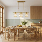 Lampadario in Vetro Multi-Testa Nordico