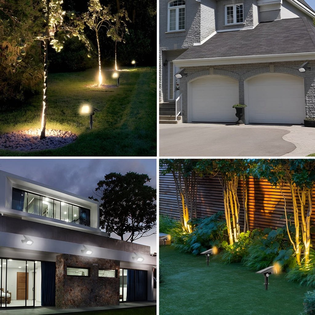 2x SunBeam Light – Lampada da Giardino Solare LED Senza Fili