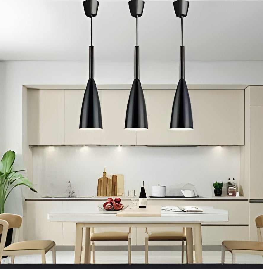 Lampada a sospensione in design scandinavo – Regolabile in altezza & Moderna | Perfetta per cucina & camera da letto