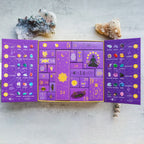 Calendario dell'Avvento di Cristalli di Halloween 31 Giorni – Collezione di Pietre Naturali