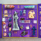 Calendario dell'Avvento di Cristalli di Halloween 31 Giorni – Collezione di Pietre Naturali
