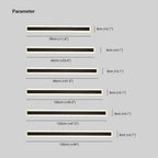 Ray LED Applique da Esterni Metallo Nero Lineare Impermeabile Corridoio/Giardino